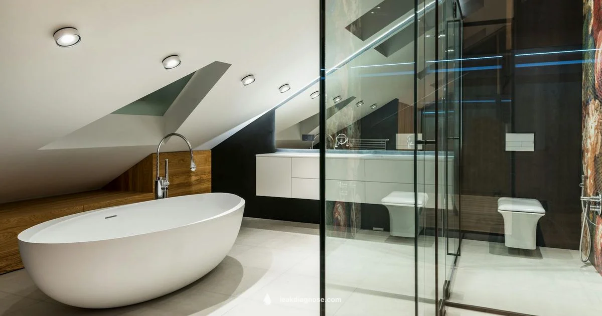 Bathtub Ceiling Leak - Leak Diagnosis