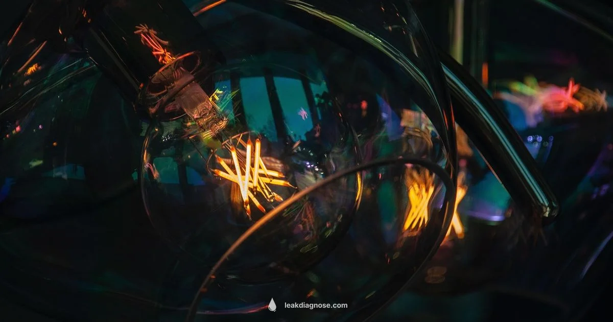 Water Leak Light Fixture Water Leak Light Fixture - Leak Diagnosis